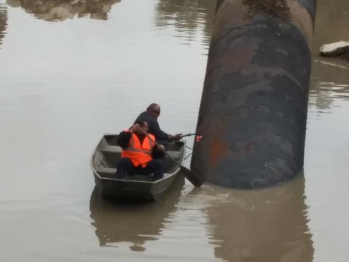 Entra en acción Cespt para evitar inundación en la planta de bombeo No. 3, en el Cañón del Matadero