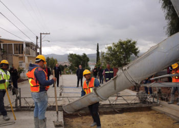 Avanzan obra vial y un pluvial en colonia Horóscopo