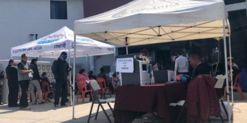 Mantiene Cespt módulo de atención en el exterior de sus oficinas