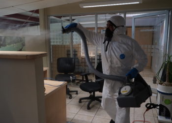 Cespt sanitiza instalaciones para beneficio de usuarios y personal, aliados al Plan de Contingencia por COVID-19