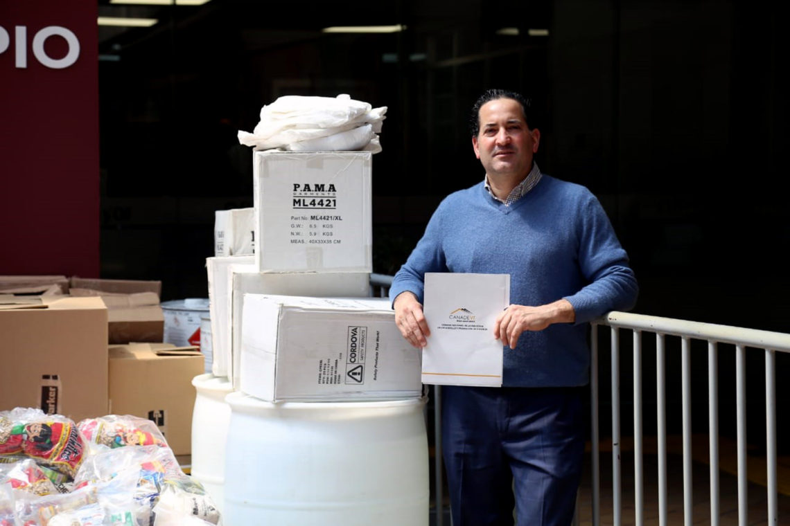 Aporta Canadevi insumos médicos para personal que atiende a pacientes con COVID-19