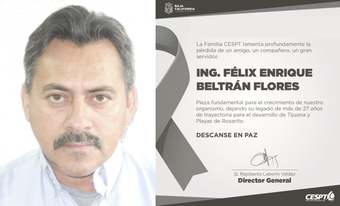 Informa Cespt de fallecimiento de Jefe de Distrito