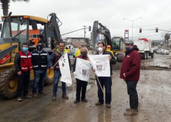 Inicia Sidurt obra de red pluvial en zona industrial de Rosarito