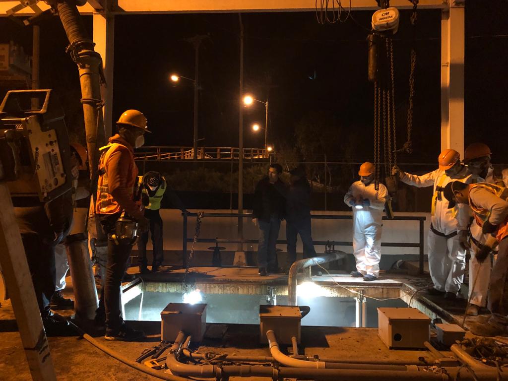 Avanza Cespt en programa de limpieza de cárcamos