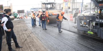 Avanza reencarpetado asfáltico del bulevar Agua Caliente