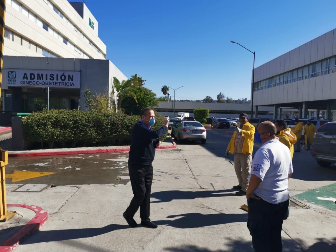 Supervisa alcalde de Tijuana trabajos de sanitización en clínicas y hospitales