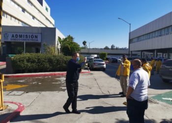 Supervisa alcalde de Tijuana trabajos de sanitización en clínicas y hospitales