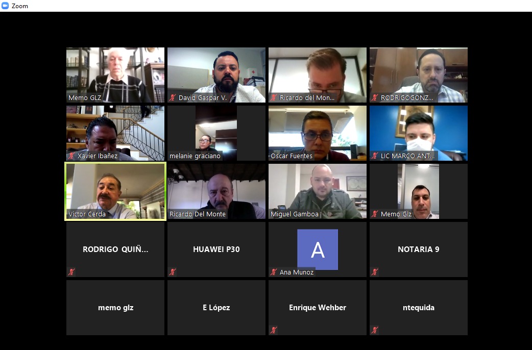 Ayuntamiento sostiene reunión virtual con el Colegio de Notarios logrando acuerdos para la realización de trámites en línea”