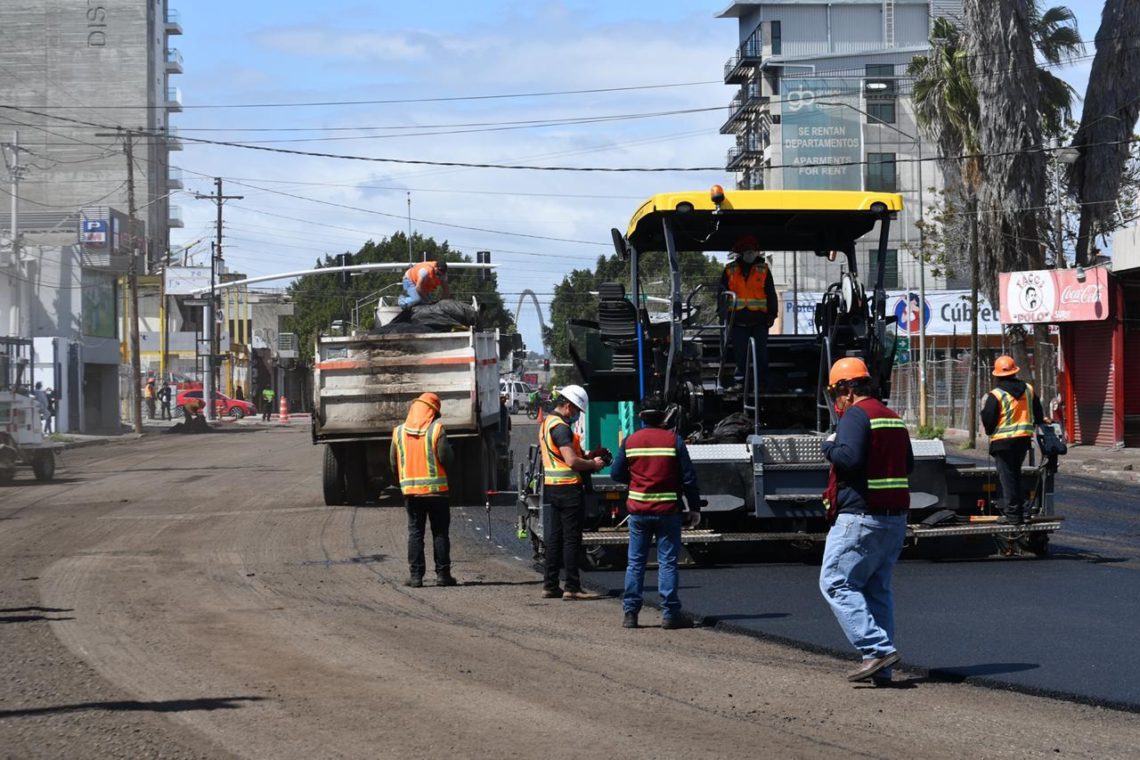 Avanza 65 por ciento reencarpetado en bulevar Agua Caliente