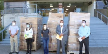 Ayuntamiento recibe más de 170 mil piezas de primera necesidad donadas en beneficio de los tijuanenses