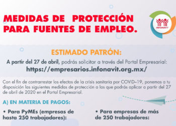 Lanza Infonavit medidas de protección para empleadores por covid-19