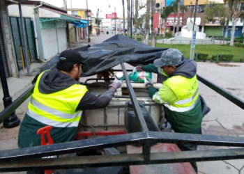 Inician Ayuntamiento de desinfección en áreas públicas de Tijuana por Covid-19