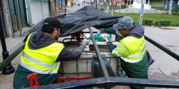 Inician Ayuntamiento de desinfección en áreas públicas de Tijuana por Covid-19