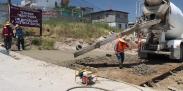 Al 90 por ciento obra de pavimentación en colonia El Florido