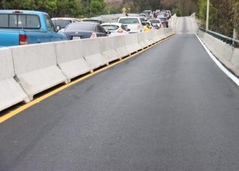 Realizan obras de mantenimiento en carriles Ready Lane