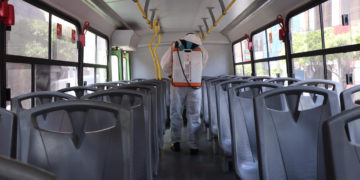 Más de 500 unidades del transporte público han sido sanitizadas por el Ayuntamiento