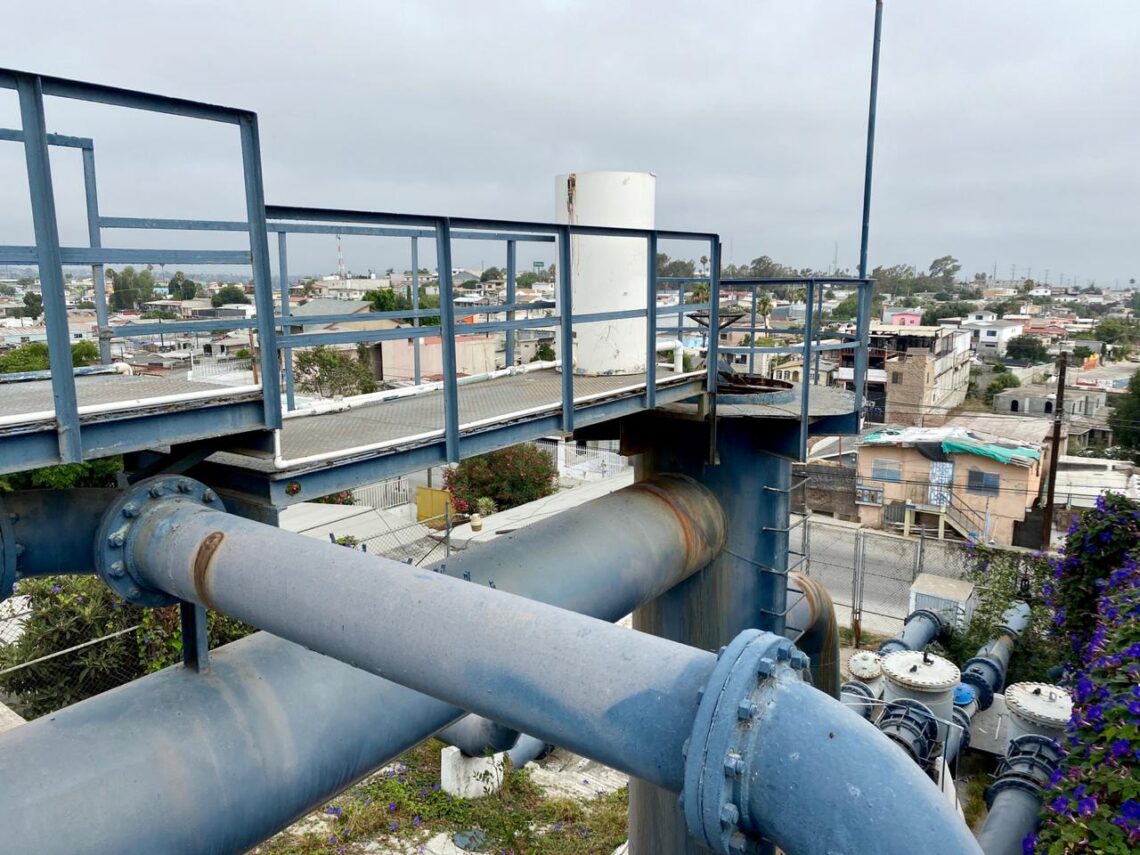 Concluyen trabajos en tanque de la Cespt en colonia Progreso