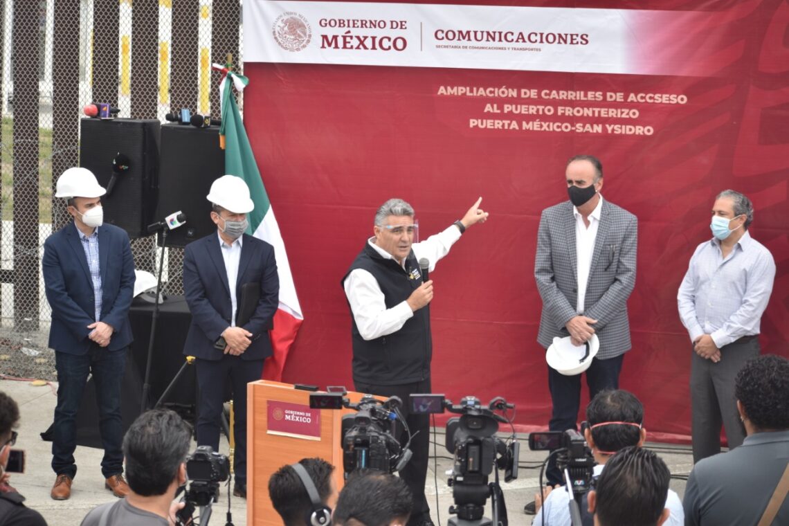 Anuncia Ruiz Uribe ampliación del puerto de entrada a San Ysidro