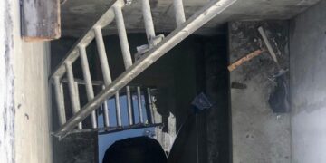 Fuera de peligro trabajadores accidentados en obra de la Cespt en Colector Poniente Benitez