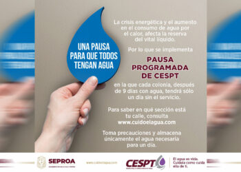 Cespt anuncia segunda lista del programa de racionamiento de agua