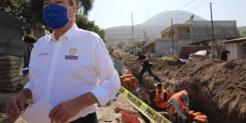 Avanza obra de drenaje sanitario en fraccionamiento Los Girasoles