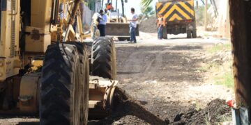 Obras de mejora vial en poblado La Presa