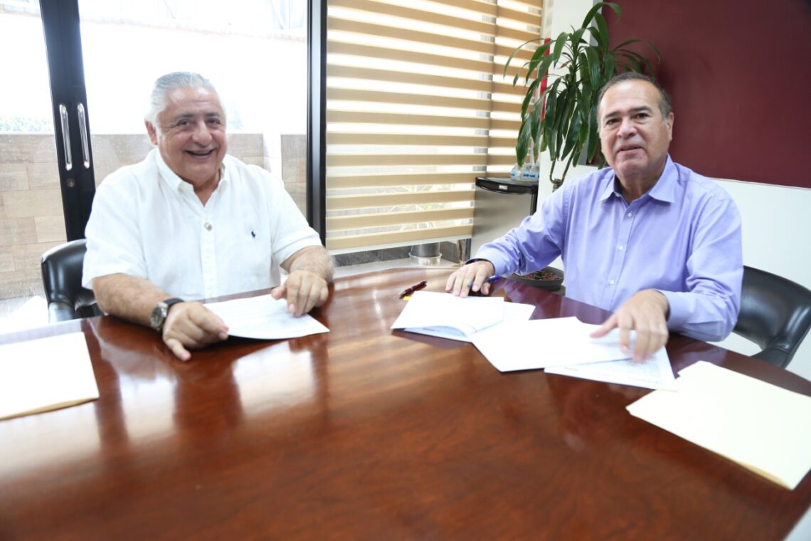 Formaliza Ayuntamiento convenio con Gob BC para coadyuvar en limpieza de canalización del Río