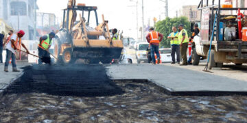 Rehabilitan vialidades en delegación La Presa ALR