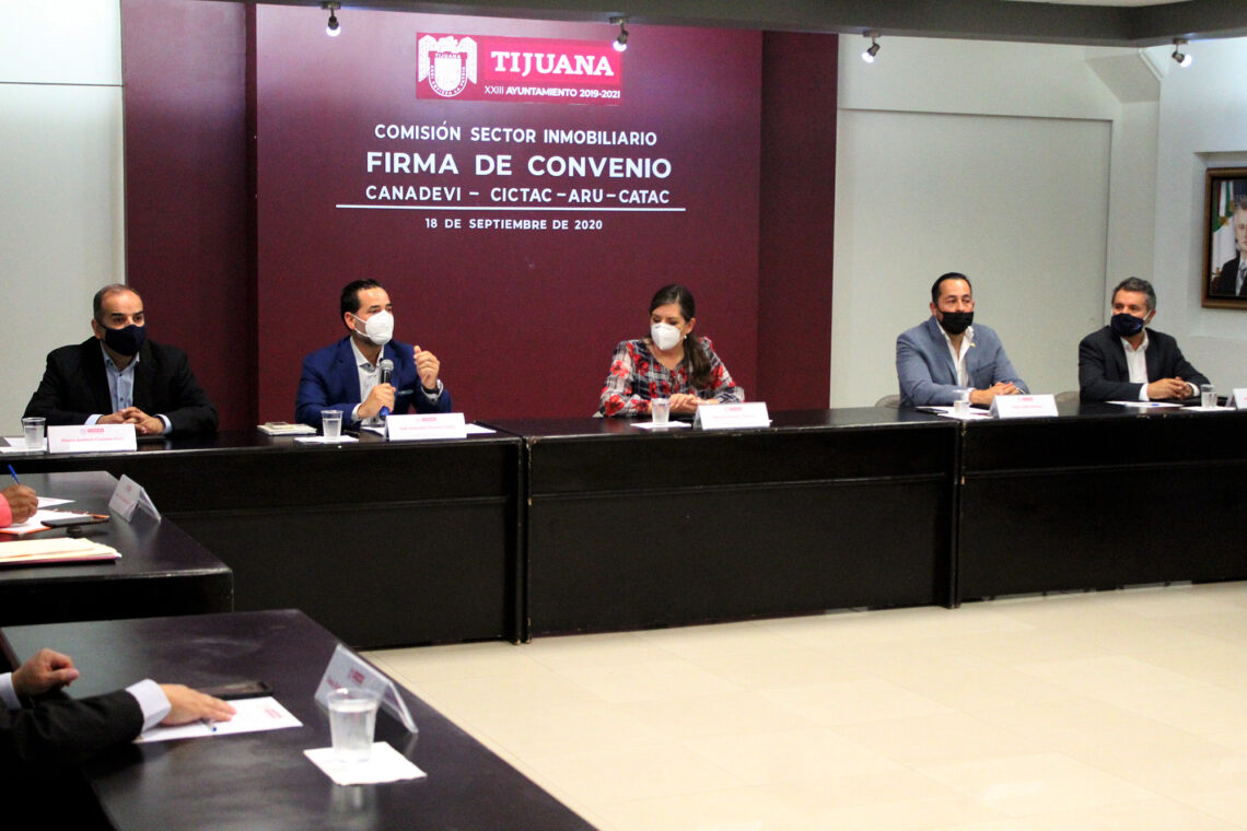Firma Canadevi Tijuana alianza en materia inmobiliaria con organismos colegiados y Ayuntamiento