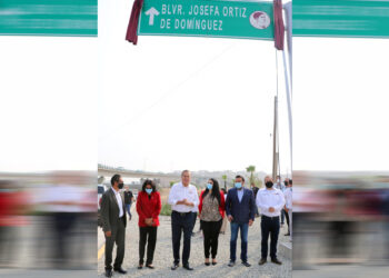 Cambia nombre de bulevar El Refugio a Josefa Ortiz de Domínguez