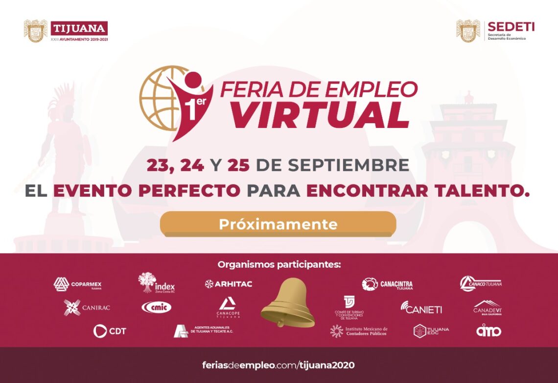 Realizará gobierno municipal primera Feria del Empleo Virtual para los tijuanenses