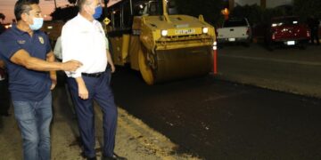 Trabajan en rehabilitación de avenida Paseo Playas de Tijuana