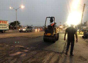 Inician repavimentación de la avenida Paseo Playas de Tijuana