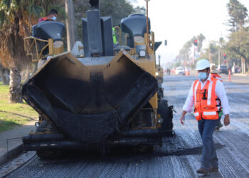Avanza 40 por ciento mejoramiento vial en Playas de Tijuana