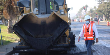 Avanza 40 por ciento mejoramiento vial en Playas de Tijuana