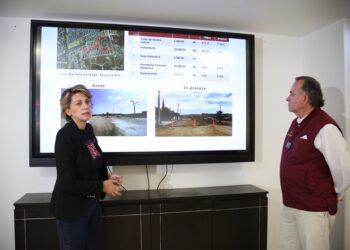 Avanzan trabajos de drenaje, potabilización y pavimentación en Lomas del Coronado