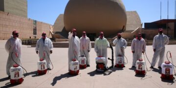 Ayuntamiento sanitiza 1 millón de metros cuadrados durante contingencia sanitaria