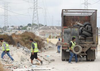 Retiran 230 toneladas de basura en Villa Fontana durante «Sábado Verde»