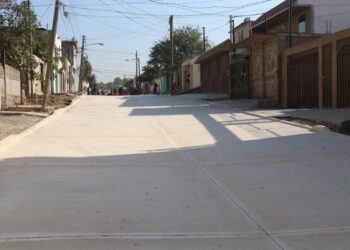 Supervizan avances de pavimentación en calles de Campestre Murua