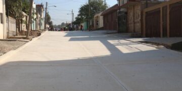 Supervizan avances de pavimentación en calles de Campestre Murua