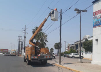 Reparan mil 250 luminarias en calles de la delegación Otay Centenario