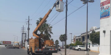 Reparan mil 250 luminarias en calles de la delegación Otay Centenario