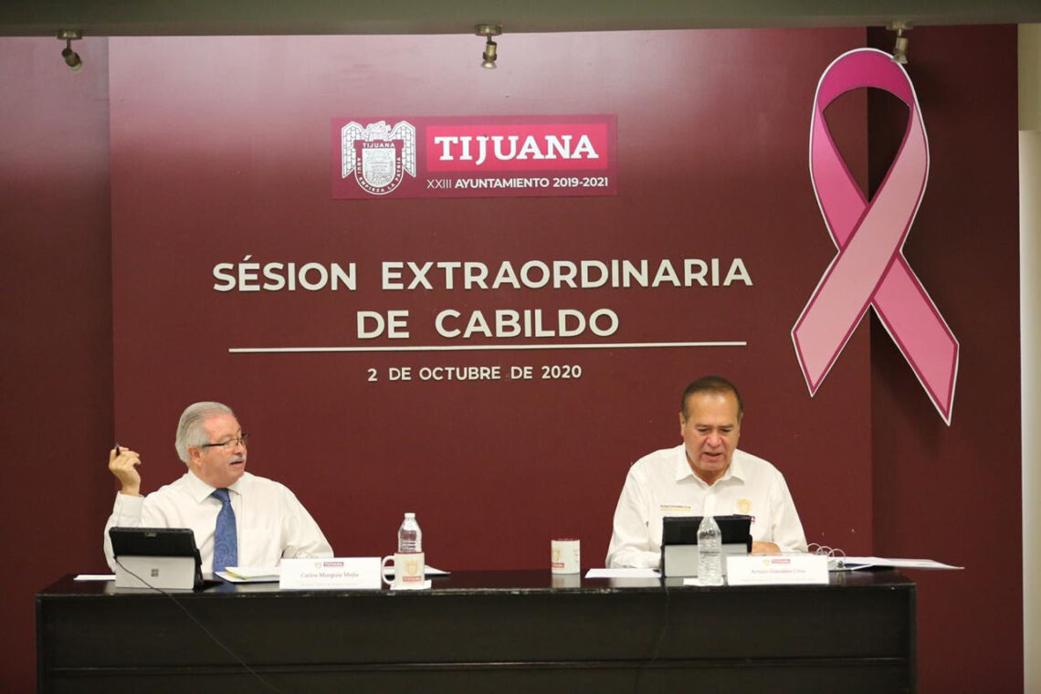 Aprueba Cabildo de Tijuana ampliación presupuestal para Oficialía Mayor, Policía y Servicios Públicos