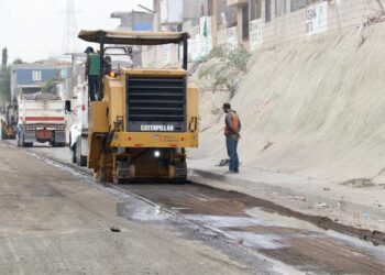 Rehabilitan vialidades en La Presa Este y Abelardo L. Rodríguez