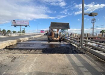 Continúa rehabilitación en puente del bulevar Alberto Limón Padilla