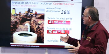 Avanza red de alcantarillado en Col. Corona del Mar