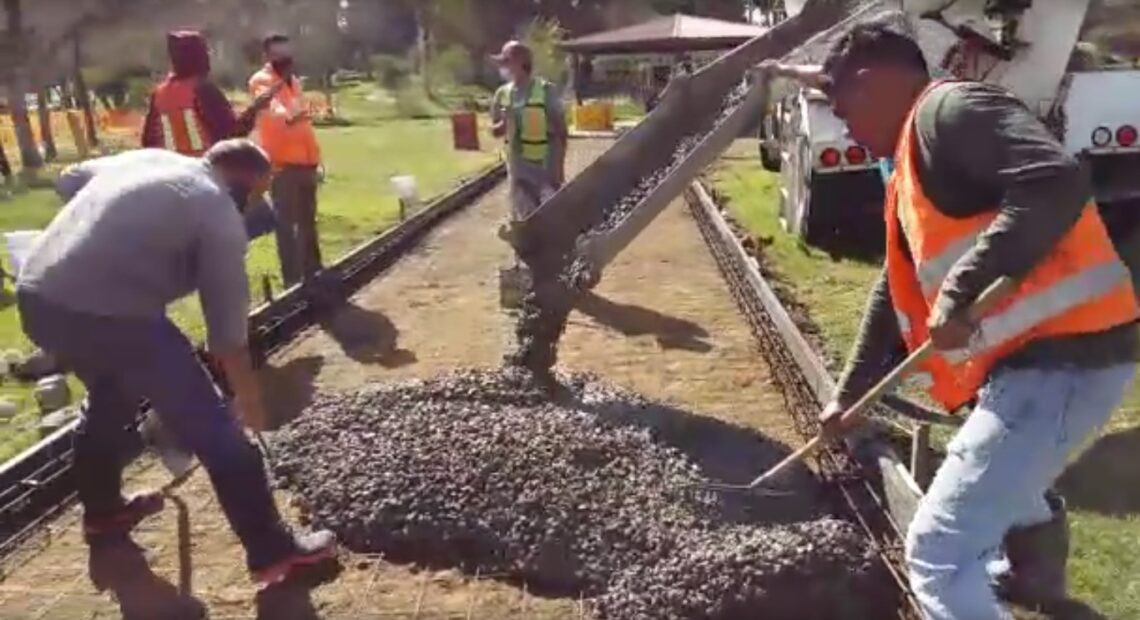 Señalan obra en Parque Morelos que perjudicaría áreas verdes