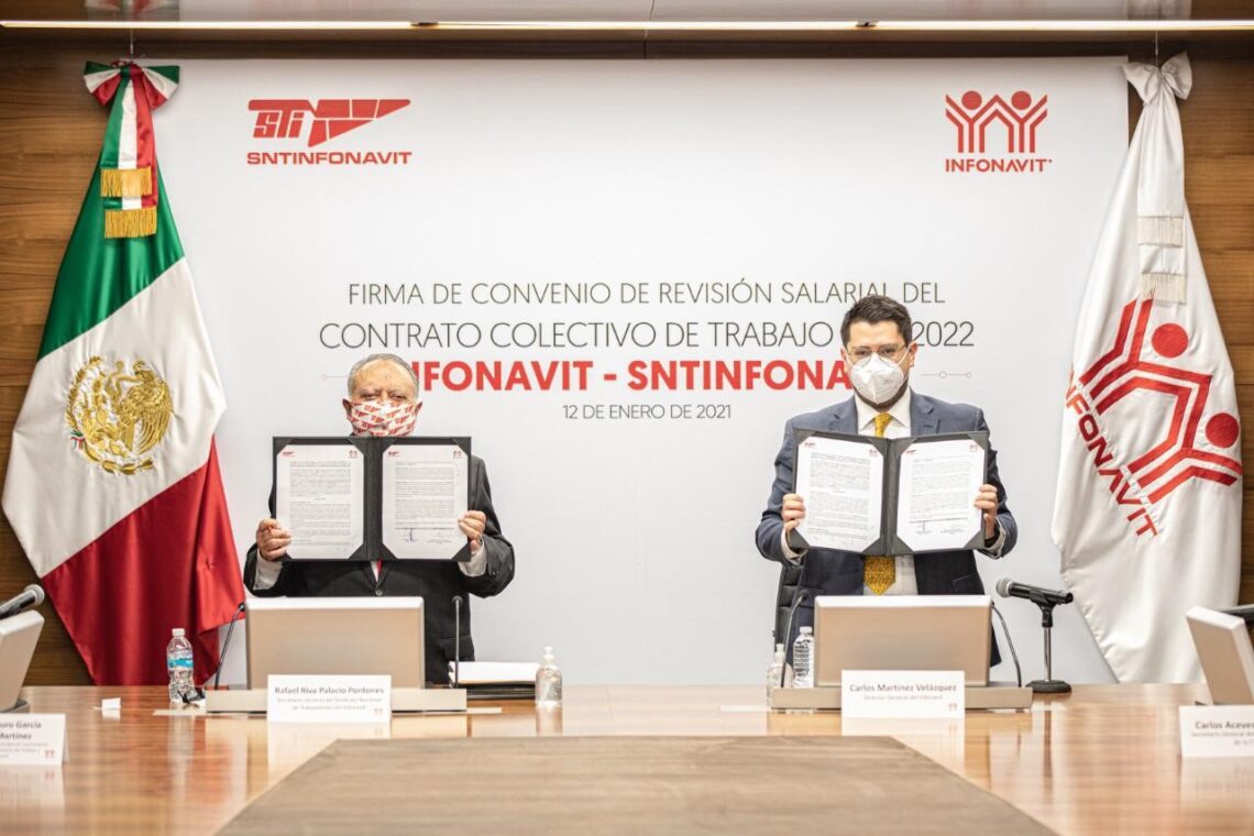 Acuerdan Infonavit y sindicato incremento salarial