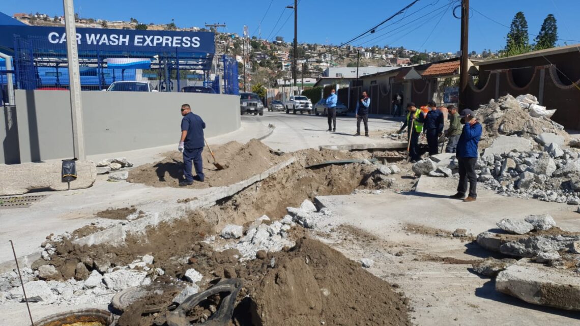 Repone Cespt tubería de alcantarillado en varios distritos