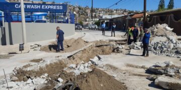 Repone Cespt tubería de alcantarillado en varios distritos